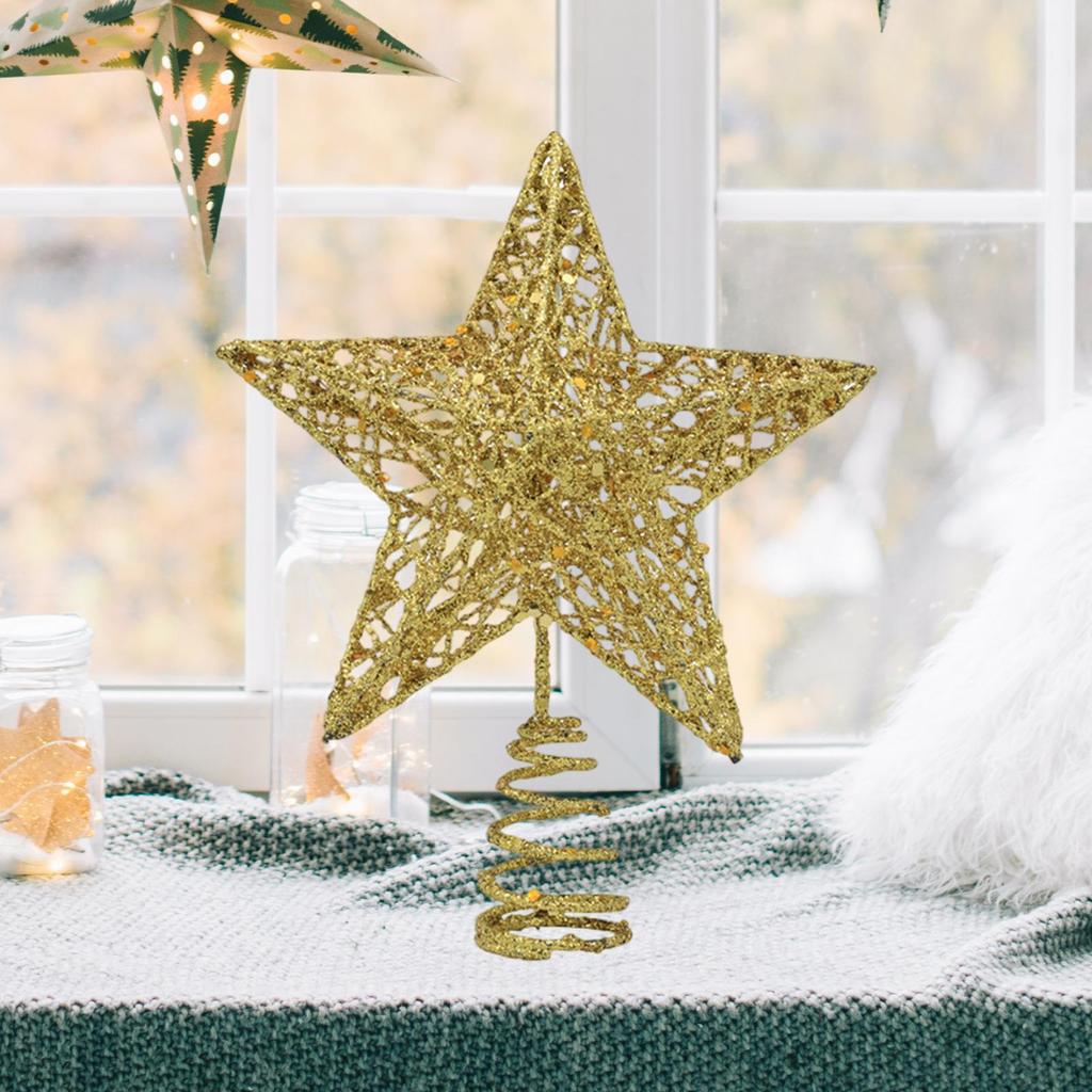 Украшения для рождественской елки Рождественский домашний декор Креативный блеск для верхушки дерева для вечеринки по случаю Нового года