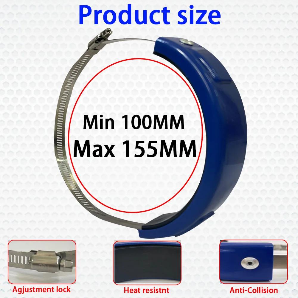 Suitable for Time Off-road Motorcycle General Exhaust Anti-drop Ring, Exhaust Protection Ring, Off-road Exhaust Anti-wear Ring