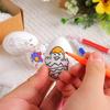 1 Set Easter Egg Painting Kit Creative Cartoon Easter Egg Coloring Craft Kits DIY Craft Set for Kids