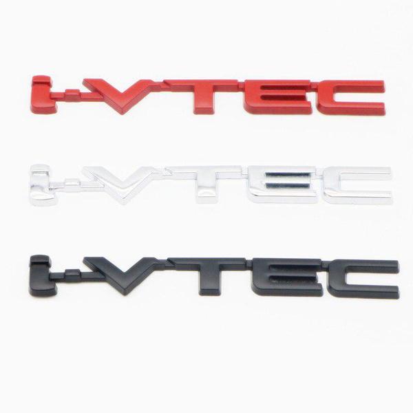 1PC Car 3D Metal i-VTEC VTEC Car Rear Trunk Body Emblem Badge Stickers For Hon/da CRV City Civic Hornet City Accord Insight Odyssey