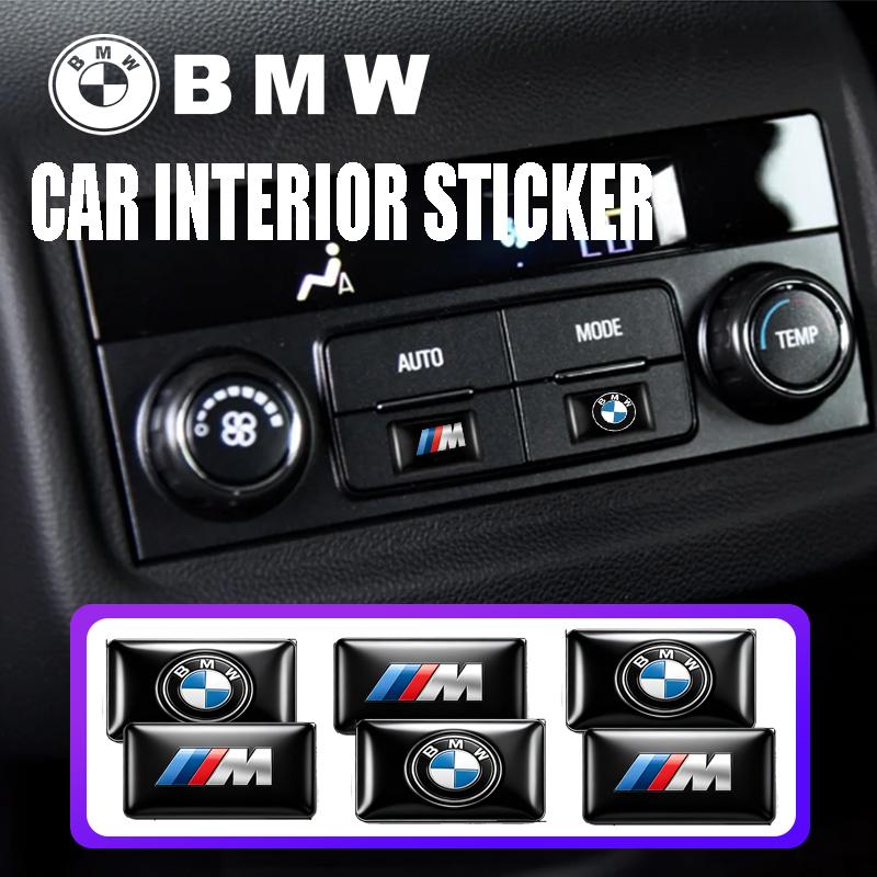 4/10/20pcs Car Steering Wheel Interior Sticker Decorative Accessories For BMW X1 X2 X3 X5 X4 X6 X7 iX3 F20 F10 F07 E70 E46 E90 E CA0