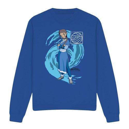 Avatar: The Last Airbender Unisex Adult Water Wave Katara Sweatshirt