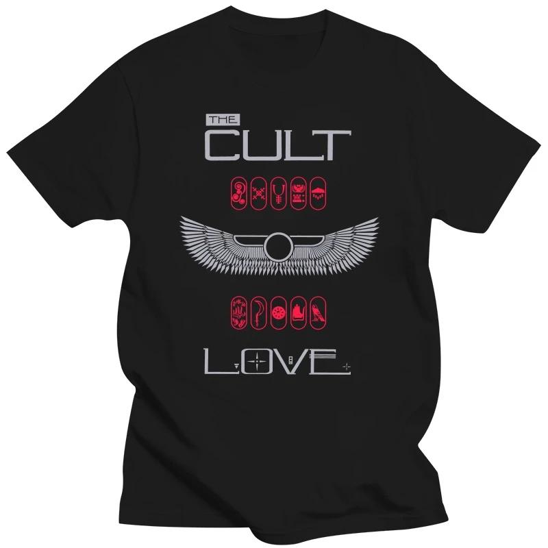 Футболки The Cult Альбом Love Группа оверсайз мужская одежда DMN Винтажный Черный манга винтаж аниме одежда homme харадзюку футболки топы