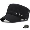 Кепка Dad Hat Корейский Стиль Модная Плоский Верх Весна Осень Уличная Бейсболка Военная Кепка Солнцезащитная Кепка Зима