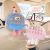 Cute Cartoon Plush Little Monster Tissue Box Holder For Car And Home