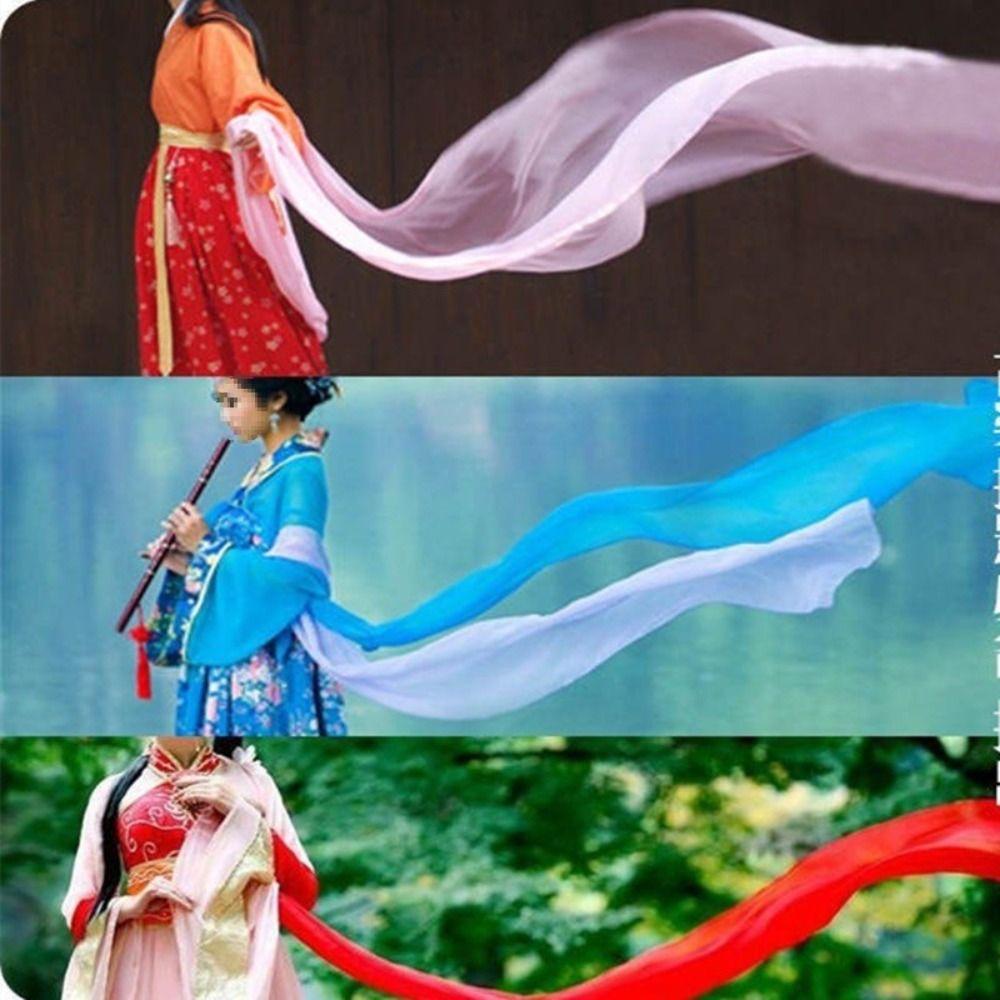 Ethereal Opera Costume Streamer Traditional Hanfu Long Shawl Elegant Chinese Ancient Dance Ribbon