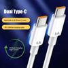 Кабель USB Type-C на USB Type-C, 1 м, быстрая зарядка 120 Вт, для смартфона, Power Bank, кабель данных USB на Type-C/USB C
