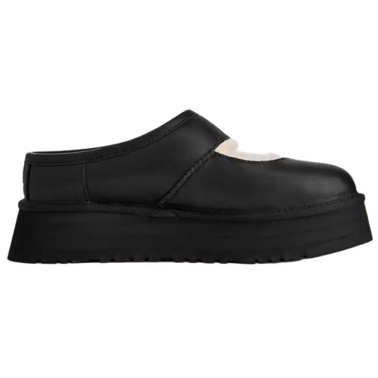 UGG Туфли Мэри Джейн EVA Устойчивые к истиранию Устойчивые к истиранию Закрытый носок Тапочки Женские Черные 1172871-BLK