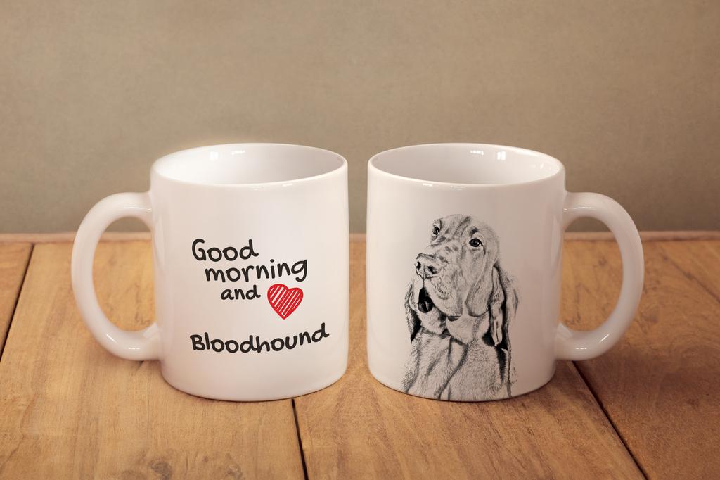 Bloodhound, St. Hubert Hound, Sleuth-hound - cup with a dog, personalized cup with a print, a classic gift for everyone from the Art-Dog brand