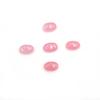 Dyed Pink Jade Oval Cabochon Loose Gemstone Lot 102 Pcs 4*6 MM 69 CT For Jewelry Making