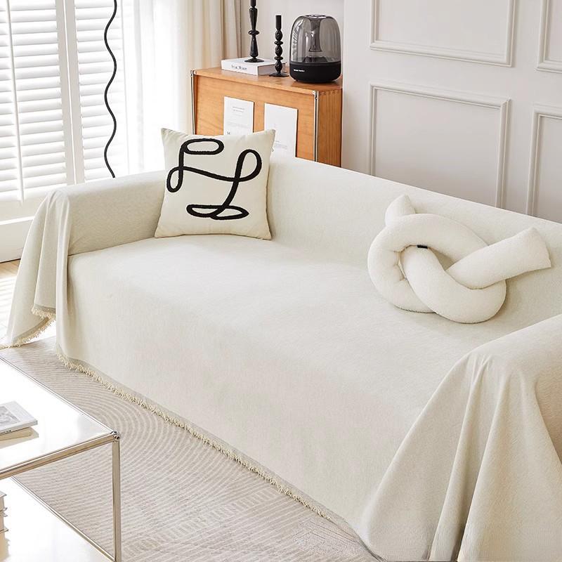 All-season Universal Non-slip Chenille Sofa Cover Simple Design Full Package Cat Scratch-resistant Cross-border