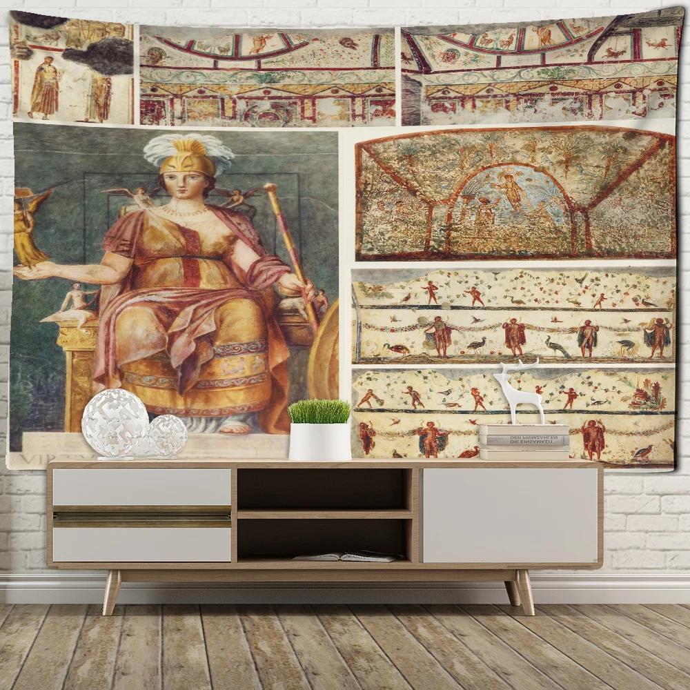 Imperium Romanum картина гобелен короля Юстиниана династии ретро настенная ткань настенные гобелены в стиле бохо домашний декор настенная художественная роспись макраме