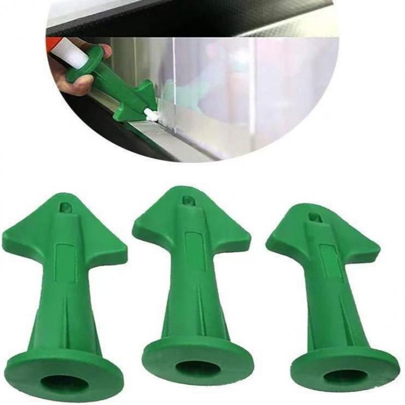 Silicone Sealant Nozzle Kit: Caulking & Sealing Tips with Glue Scraper