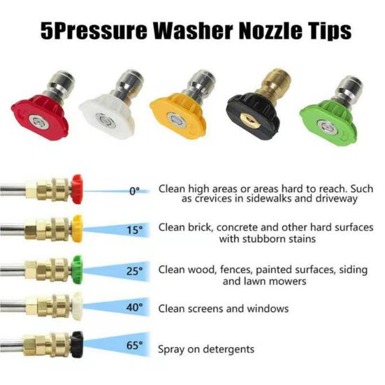 Беспроводная портативная мойка высокого давления 3000 фунтов на квадратный дюйм, герметичная, с эргономичной ручкой, ручная мойка для автомобилей с насадками