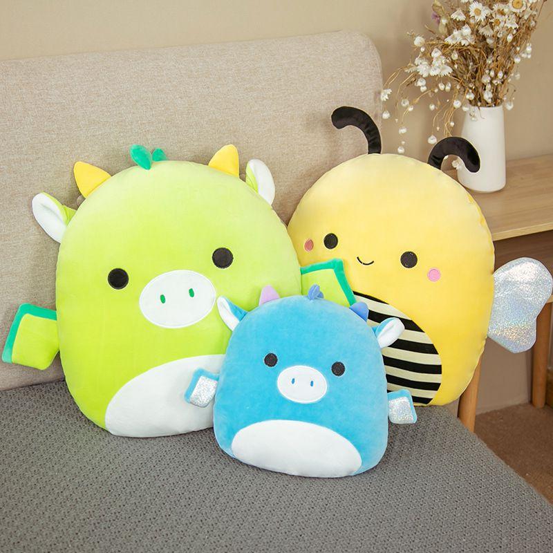 Squishmallows Stuffed Toy Doll Plush Unicorn Dinosaur Soft Pillow Cushion
