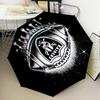 Las Vegas Raiders Umbrella Folding umbrella, automatic umbrella 8-Frame for Travel, camping Use Gift for Halloween Christmas