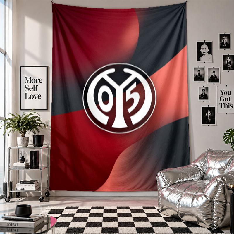 Mainz FC Wall Tapestry Home Decor Wall Hanging Cloth for Bedroom Living Room Background