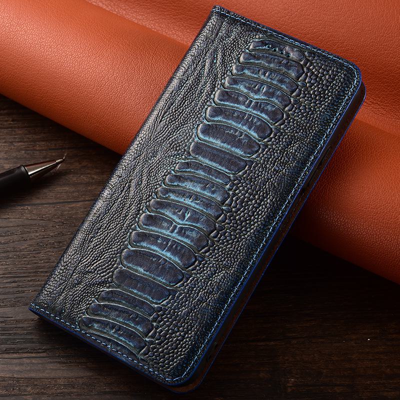 Genuine Leather Flip Cover for Huawei Mate 60 Pro/50/40RS/30/20X/10 Anti-Fall Protective Case