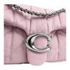 Coach Полосатый 26 Классический Логотип Кожаная Сумка Кроссбоди На Плечо Средняя Женские Сумки Светло-Розовый CBG31-LHY24