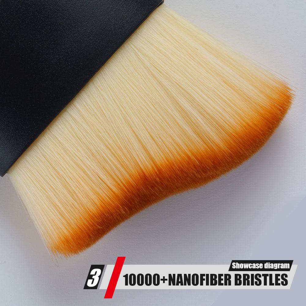 1pc Car Interior Cleaning Soft Brush Gap Dust Removal Tools For VW Golf 8 POLO GTI Sagitar Lamando Tiguan Magotan Accessories zr8