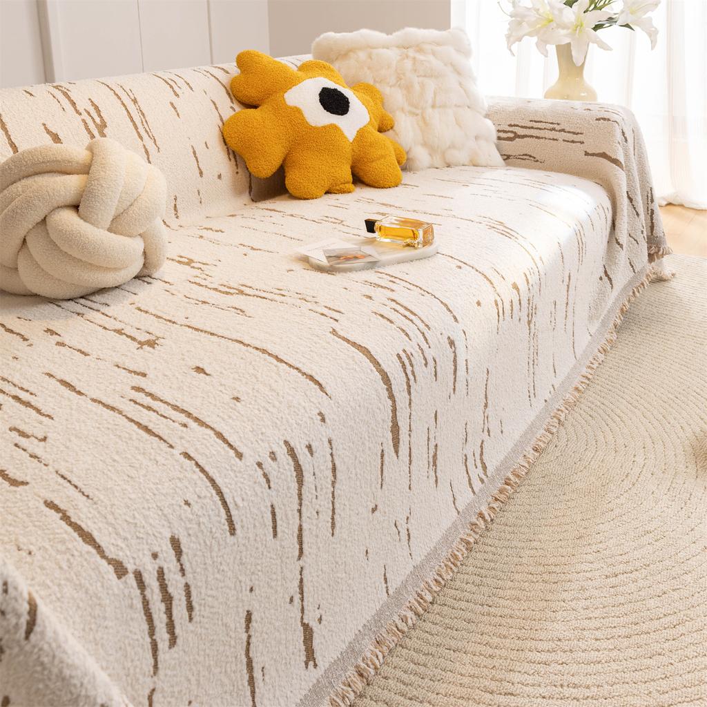 Плотное полотенце из микрофибры с кисточками, геометрический жаккард для гостиной, дивана, большое одеяло, полотенце для отдыха