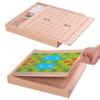 Коллекция настольных игр 7-в-1 из дерева