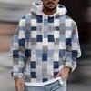 Fashion Print Loose Men's And Women's Long Sleeve Hooded Sweater