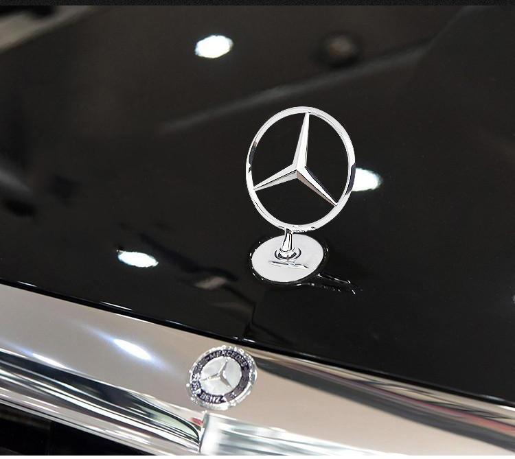 Car Modified Hood for Benz Logo S Series C Series E Series Universal E300l C200L S350L Hood Logo C180 E260l Front Modification BC1
