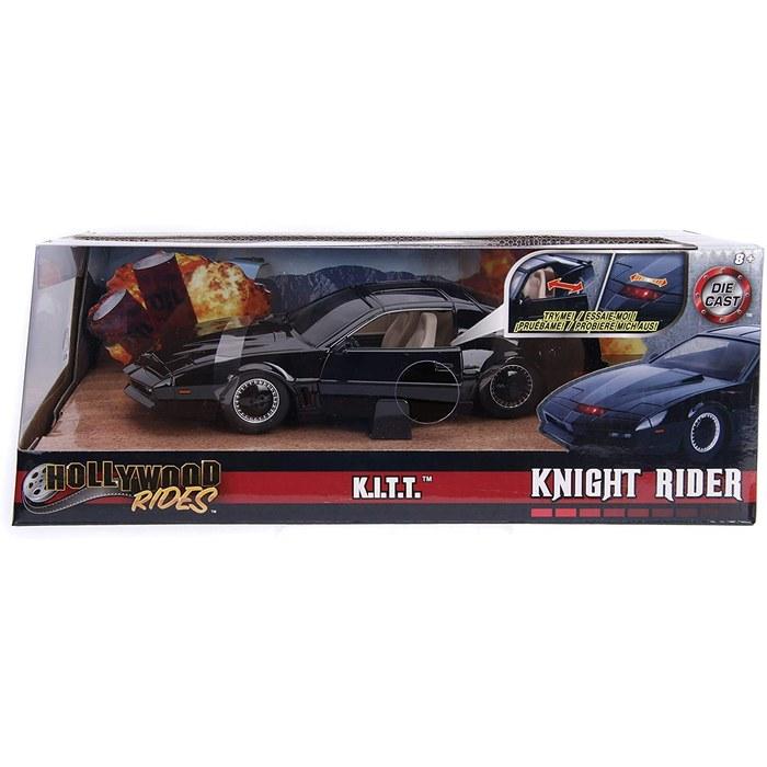 JADA TOYS 1/24 Ночной 2000 K.I.T.T. Рыцарь Дорог - Hollywood Rides JADA30086 - Черный