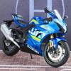 1:Масштаб 1:9 SUZUKI GSX-1000R Модель мотоцикла Игрушечный автомобиль Сплав Литье под давлением Колеса Амортизация Модели Моторы Игрушки Подарки для детей Мальчиков