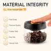 Coffee Beans Vacuum Sealed Tank Transparent Glass Food Storage Jars Household Moisture-proof Air Extraction Airtight Container