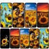 Чехол для iPhone 15 14 Xiaomi Redmi Note 13 12 11 Pro Max X 8 7 9 XR Samsung Galaxy S24 S23 A05 OPPO A15 Huawei Flower Bloom Sunflower Phone Case