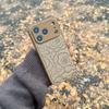 Роскошный чехол для телефона с текстурой кожи камелии для iPhone 17 Pro Max и 16, Осенне-Зимняя Коллекция