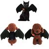 CINECE Halloween Cat Small Dog Transformation Goods Costume Pet Clothing Bat Wings Headpiece Cosplay (Free Size Bat)