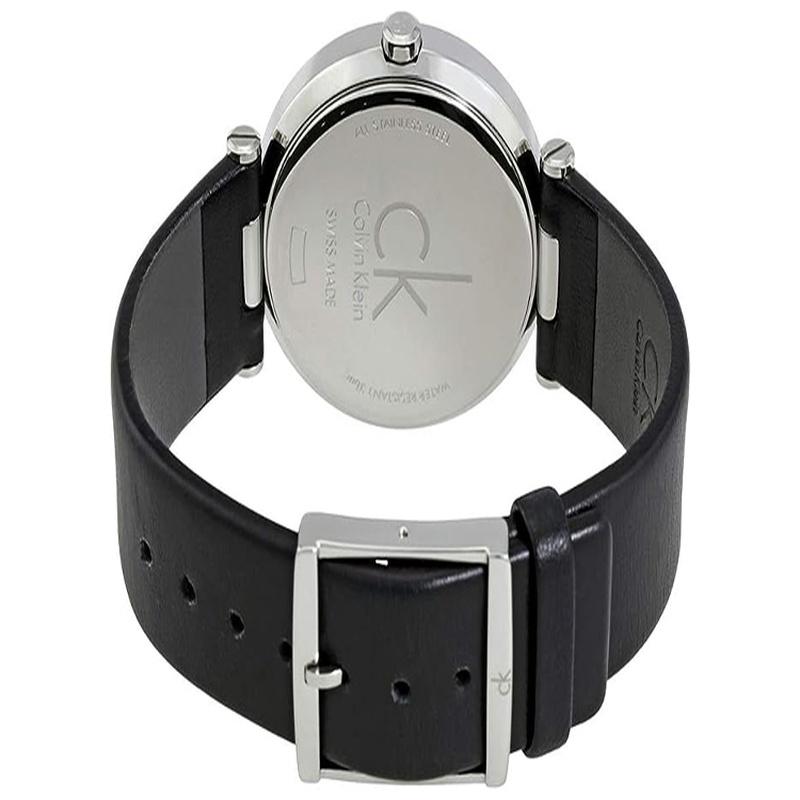 Calvin Klein Часы серии Sight кварцевый механизм кожаный ремешок 40 мм белый циферблат мужские часы 30 метров водонепроницаемые K1S21120