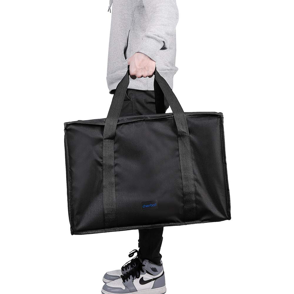 Эко Сумка для покупок, хранения, ланча, большая, подходит только для доставки [cherrboll], Сумка, Сумка, Изолированная, Термо, Сумка, Сумка, Вместимость, Водонепроницаемая, Складная, 18-дюймовая