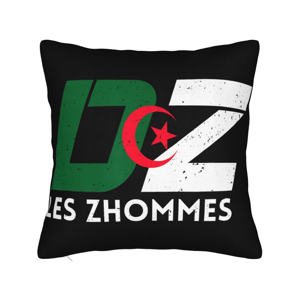 DZ Algeria Algerian Flag Pillow Cover Merchandise Soft Cushion Cover Decorative Pillow Case Cover Home Multi Size