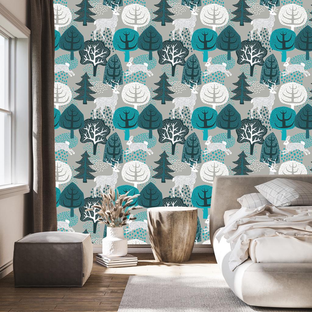 Green Trees and Nature Wallpaper for Living Room and Bedroom 50x1000