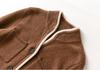High-End Wool Cashmere Cardigan: Elegant Plus-Size Knitwear for Autumn/Winter