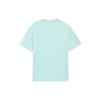 Li Ning Sports Lifestyle Series Element Print Round Neck Loose Short Sleeve T-Shirt Unisex Tops Eggshell-Blue AHSS327-8
