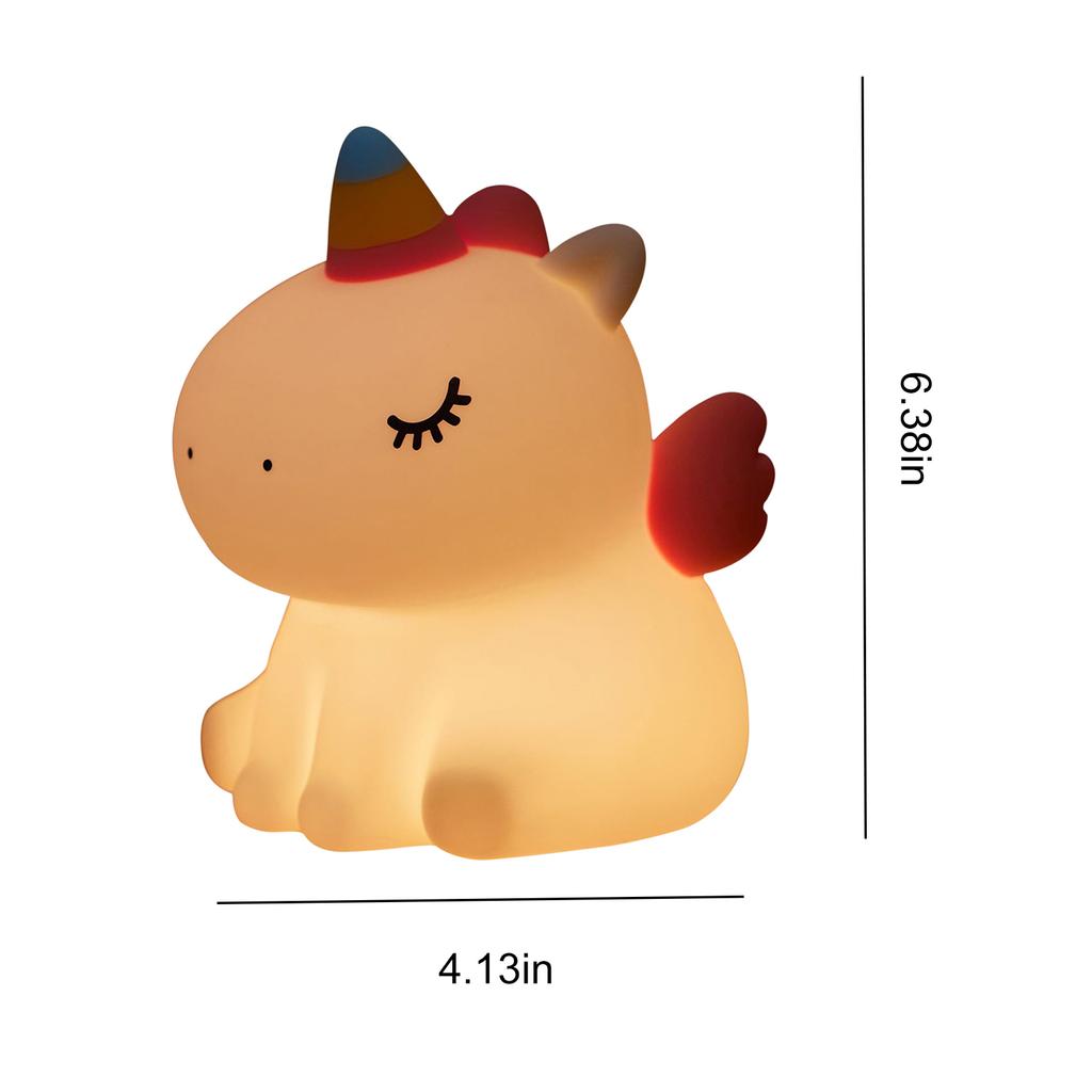 Силиконовый портативный диммируемый мягкий ночник с управлением касанием, детский ночник, портативный детский ночник для детей, женщин, девочек-подростков