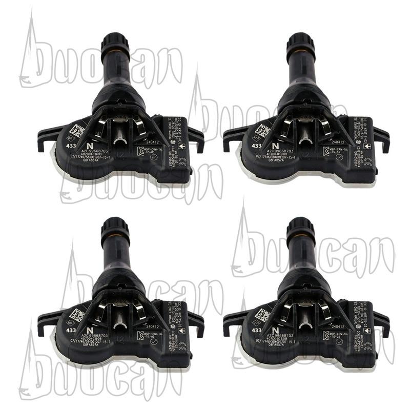 4 PCS Tire Pressure Monitor Sensor 40700-4CB0B 407004CB0B 40700-4CB0A 433MHz For Infiniti QX50 Nissan Altima Micra