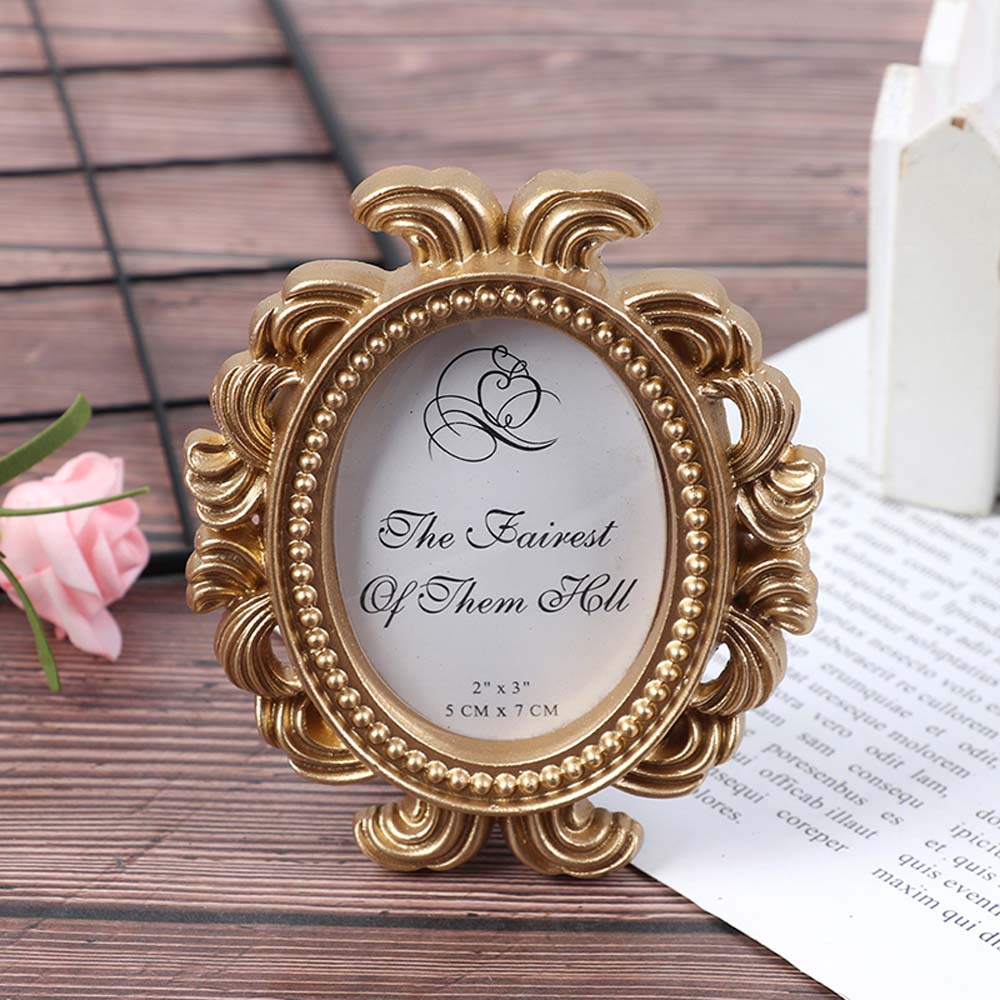 Photography Props Elliptical Desk Table Room Party Supplies Picture Display Home Decor Photo Frame