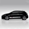  2pcs Car Side Skirt PVC Stickers Sport Graphics Vinyl Film Decals Decoration Kit Auto SUV Tuning   For Alfa Romeo Mito qa9
