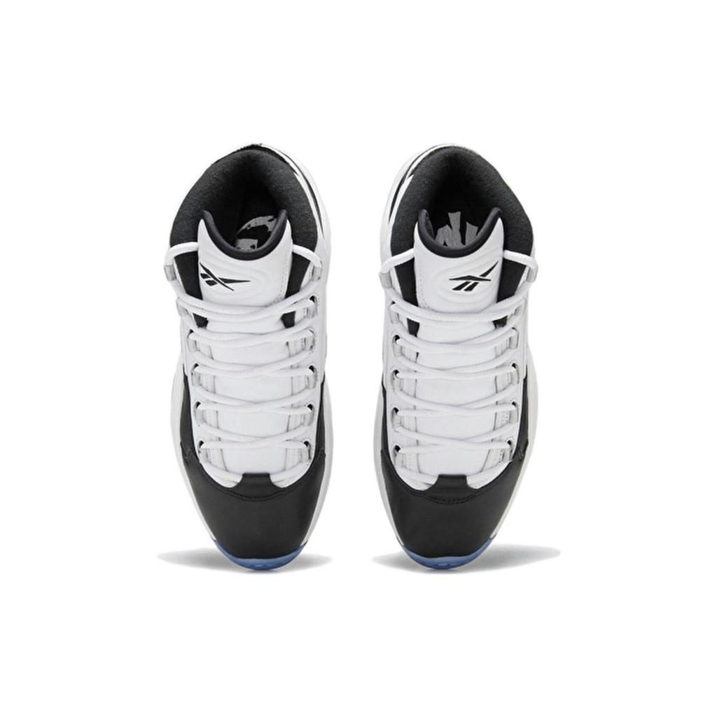 Reebok Tyrrell Winston Question Mid Унисекс Белый Черный Серебристый GZ1565
