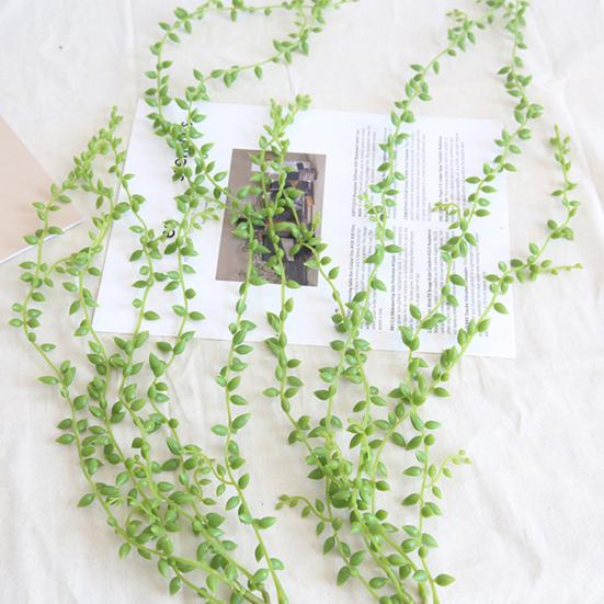 Реалистичная имитация виноградной лозы, декоративная, не выцветающая, сделай сам, искусственные растения "Слезы любовника", ротанг для дома