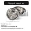 Stainless Steel Coffee Powder Bowl Filter: Single/Double 51, 58 & 53 Blind Bowl Options