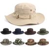 Camouflage Cap Boonie Hat Caps Camo Men Outdoor Sports Sun Bucket Cap Fishing Hiking Jungle Hunting Hats