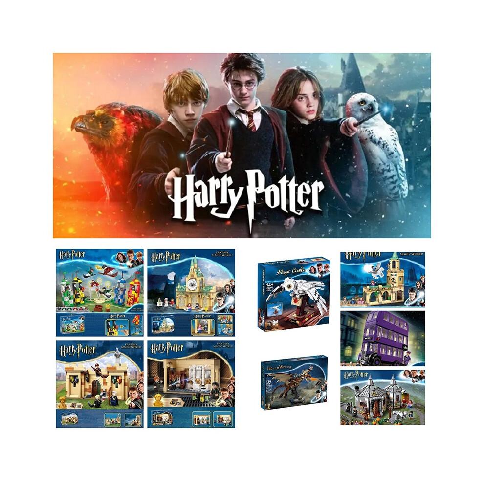 (Style G)Harry Potter Movie Building Blocks Hogwarts Castle Kid Assembled Puzzle Toy Gift