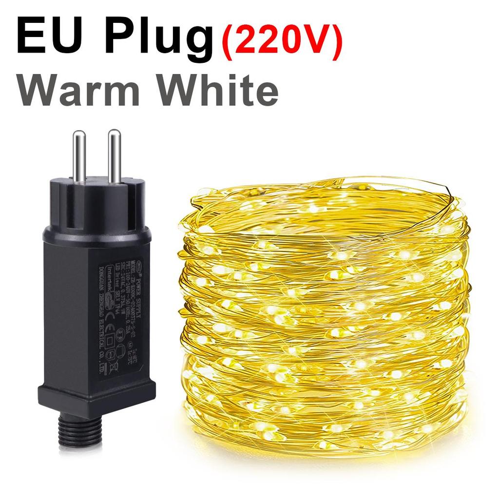 10m 20m Led Fairy Light 30m Led Copper Wire String Lights Wedding Christmas Garland Festival Party Home Decoration Lamp